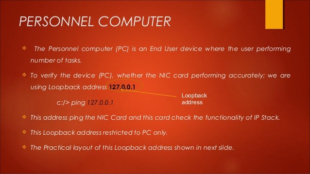 loopback address loopback address