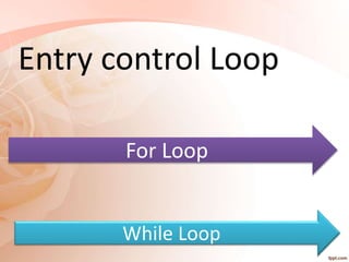 Loop control structure | PPT