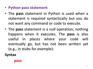 Loop control structure | PPTX | Programming Languages | Computing