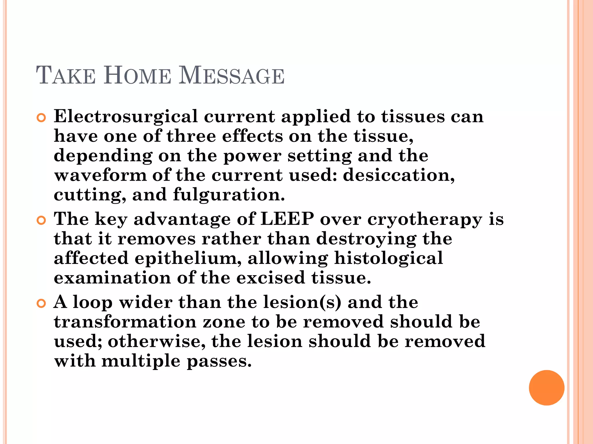 Loop electrosurgical excision procedure | PDF