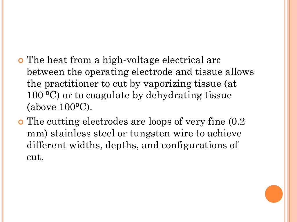 Loop electrosurgical excision procedure