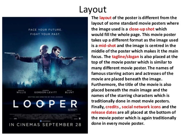 Looper Poster Analysis