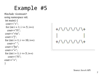 Source Loop Examples Loop_Examples01 - in programming languages | PPT