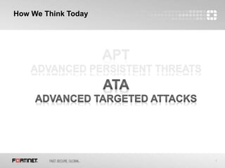 7
How We Think Today
 