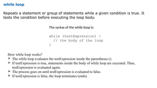 This is a presentation related to loop in C | PPTX