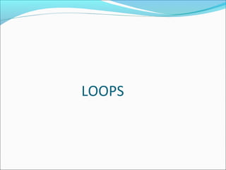 Looping in C | PPT