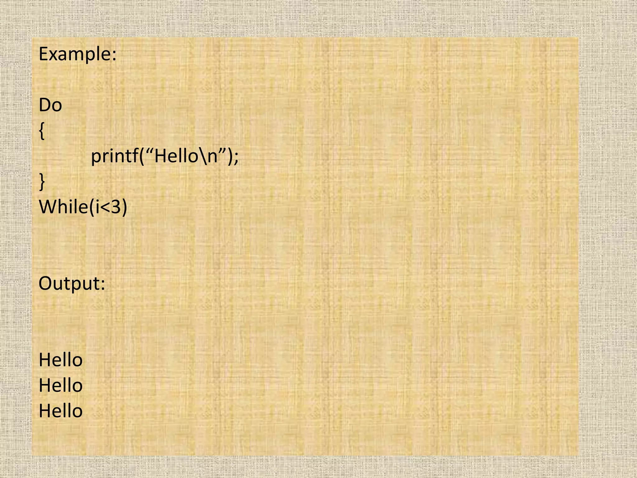 Looping (Computer programming and utilization) | PPT
