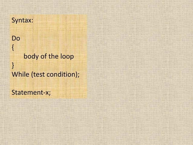 Looping (Computer programming and utilization) | PPT