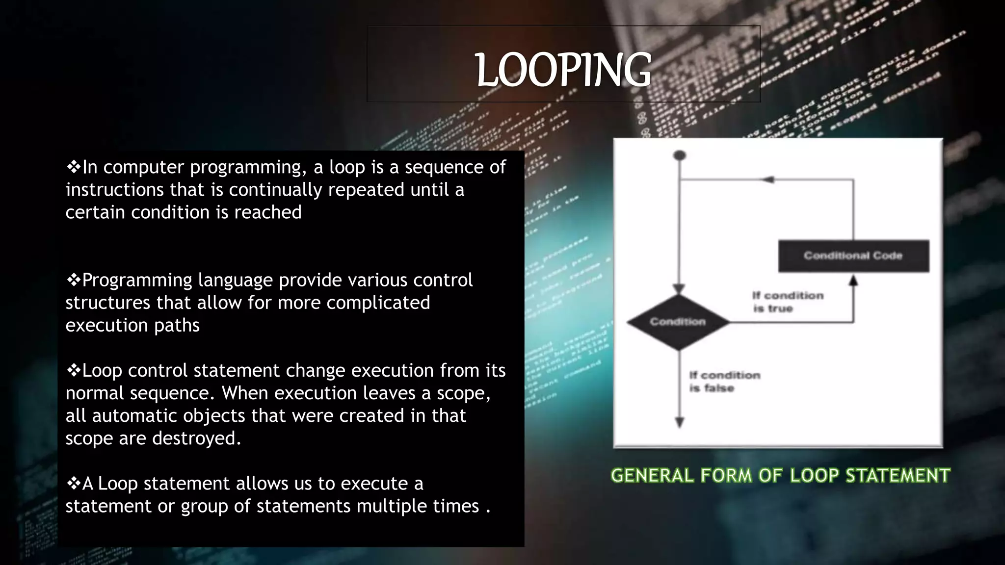 Loops | PPT