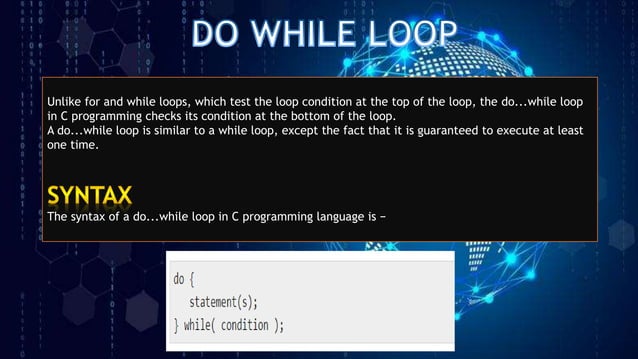 Loops | PPTX