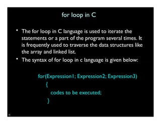 All type looping information and clearly | PPTX