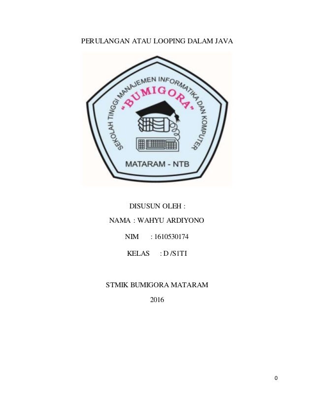 Perulangan Atau Looping Dalam Java