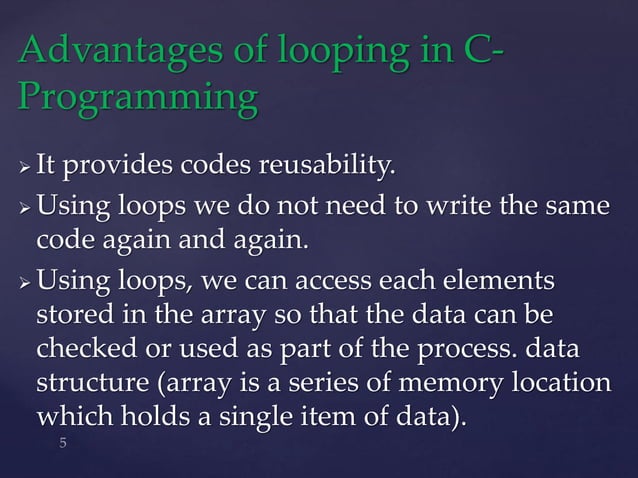 LOOPING IN C- PROGRAMMING.pptx