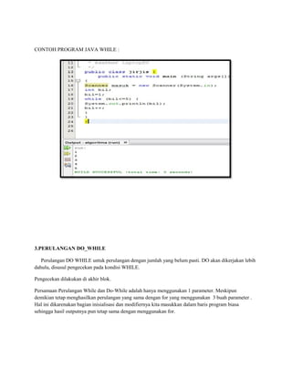 Looping program java | PDF