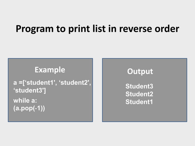 Looping statement in python | PPTX
