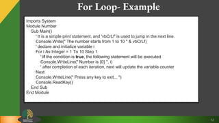 Looping statements | PPTX
