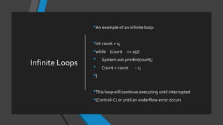 Looping statements | PPT