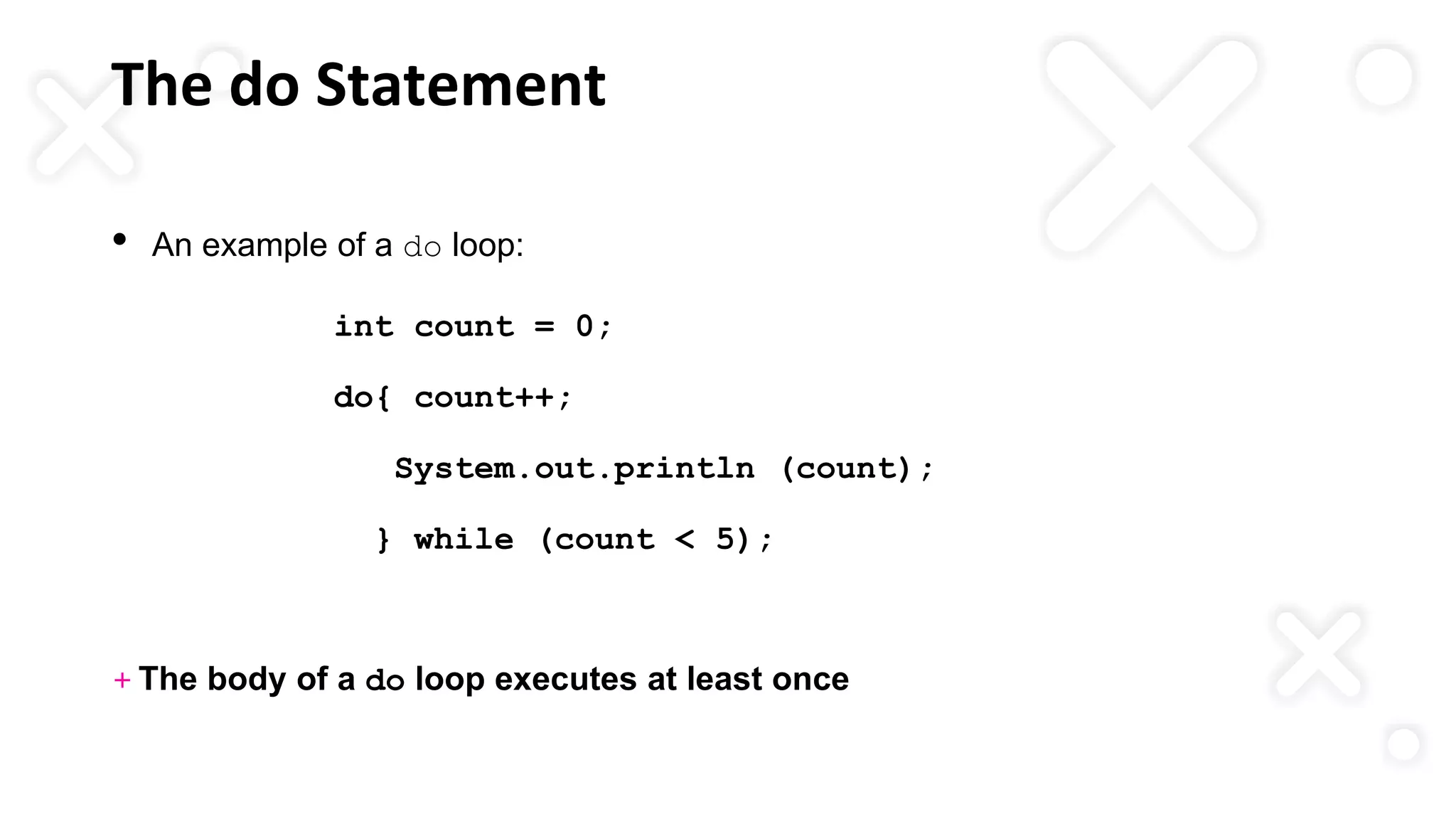 Looping statements | PPT