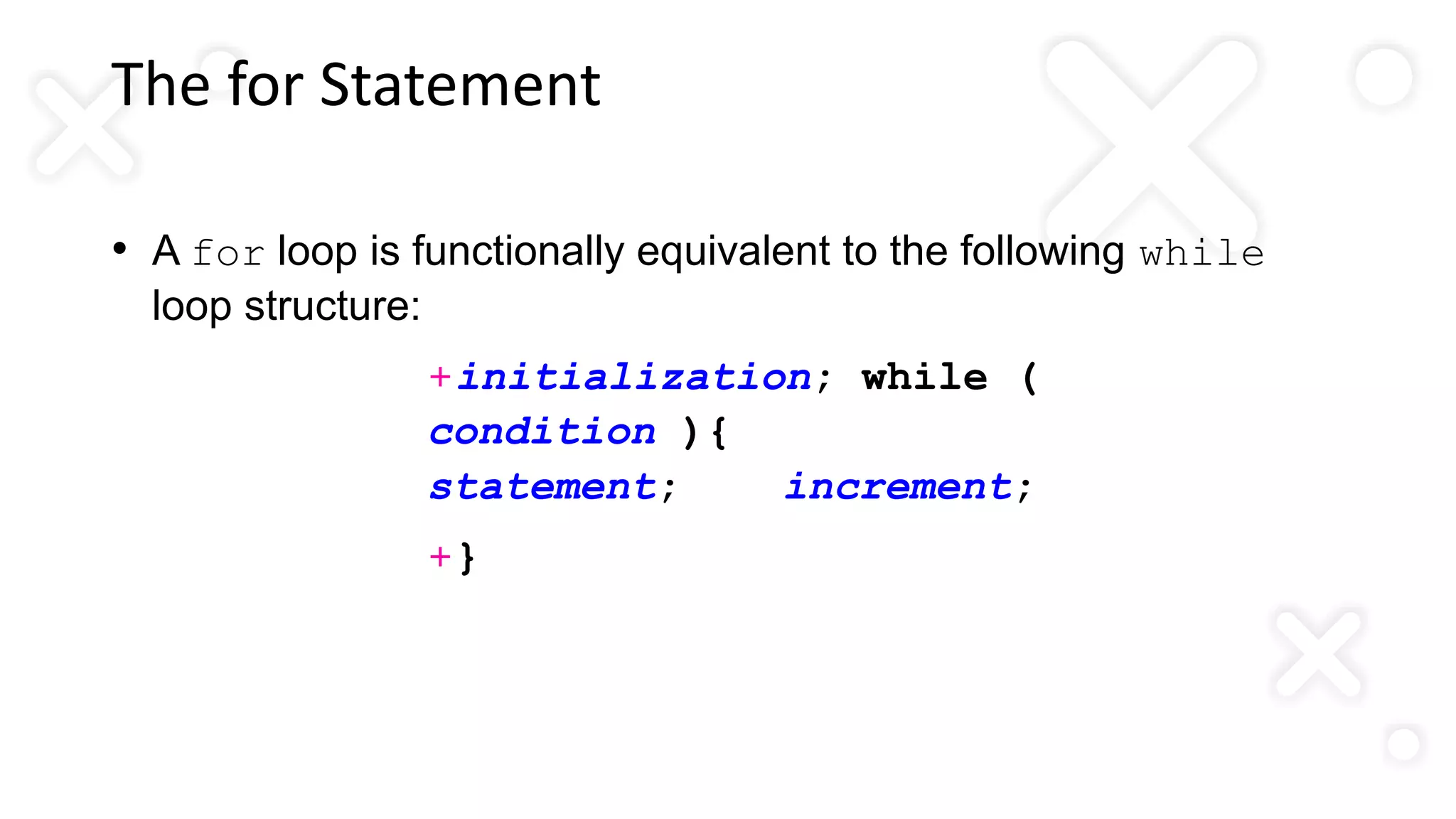 Looping statements | PPT