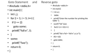 Looping statements c language basics ppt with example | PPTX ...