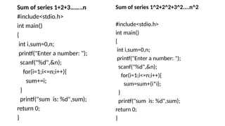Looping statements c language basics ppt with example | PPTX