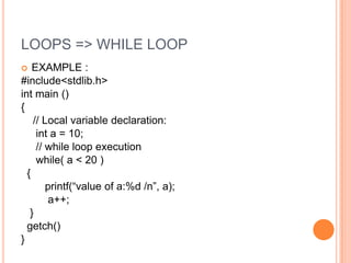 Loops Basics | PPTX