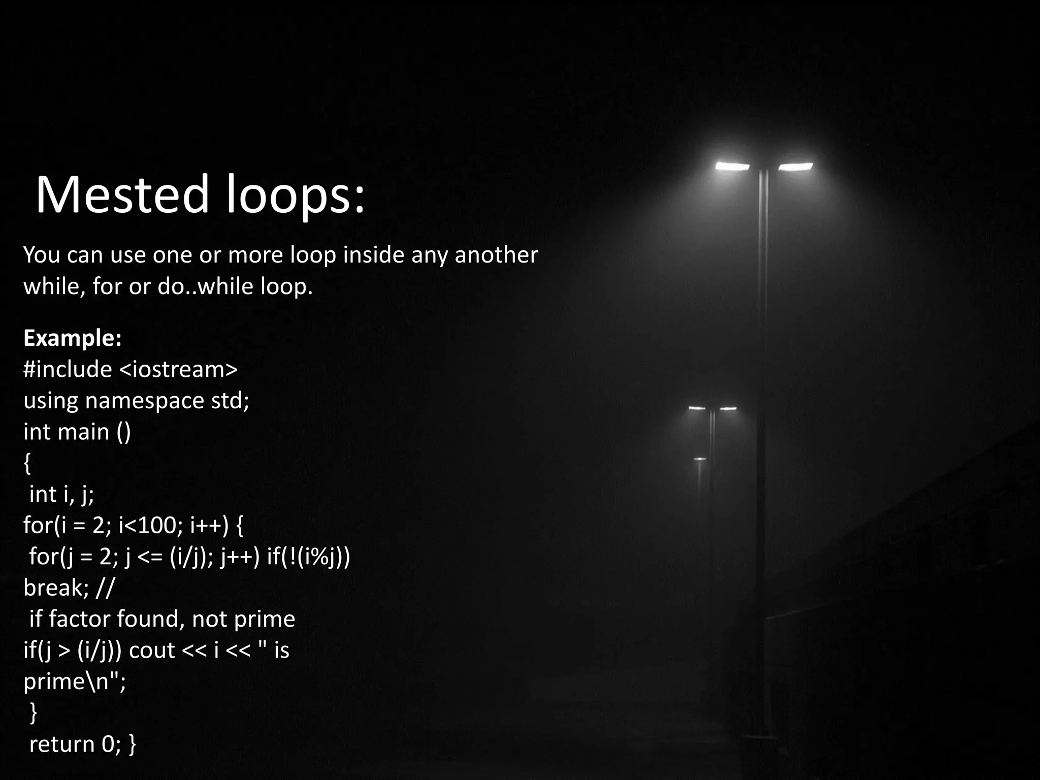 Loops | PPT
