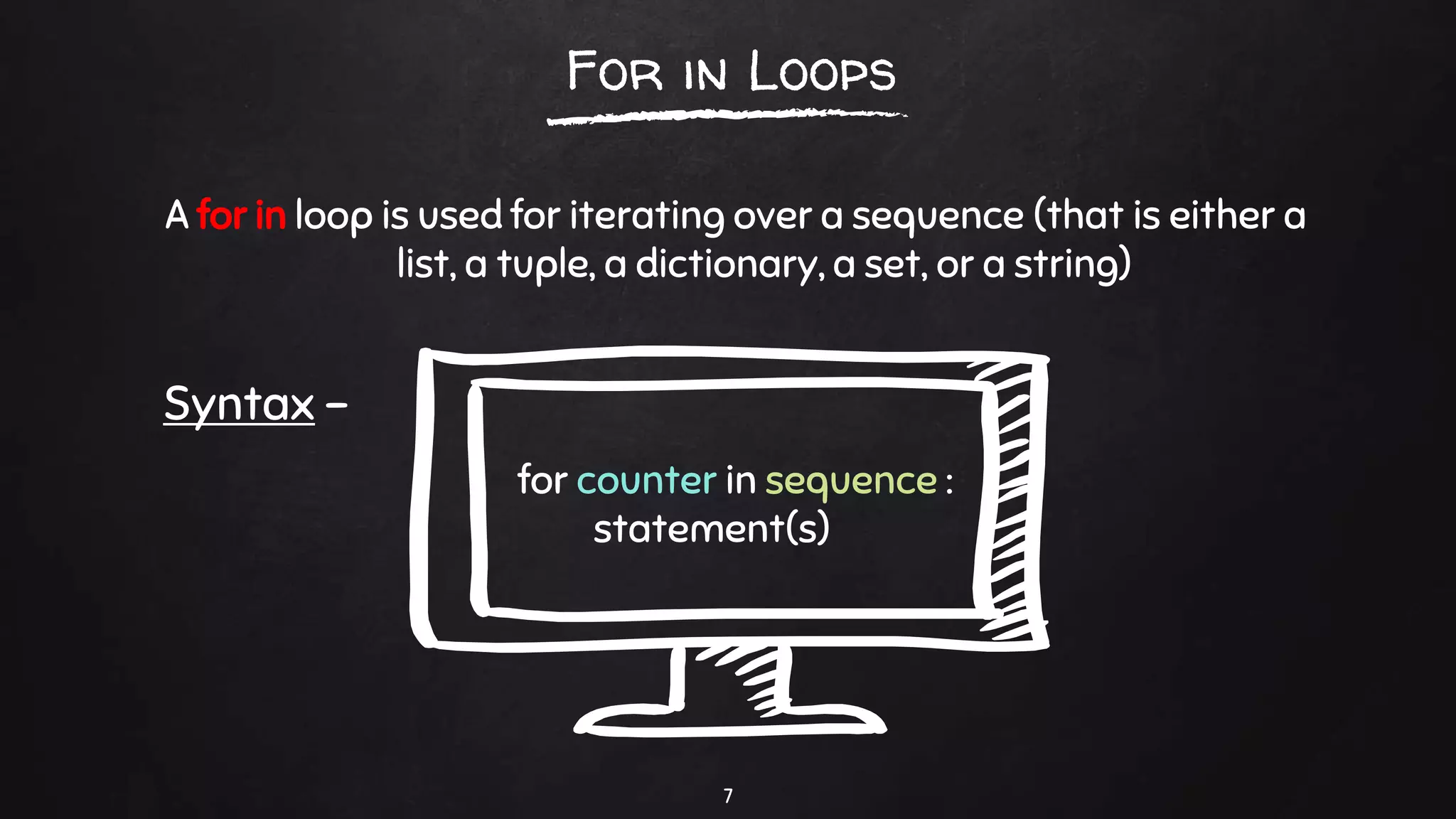 Loops in Python | PPTX