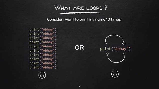 Loops in Python | PPTX