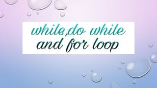 Loops