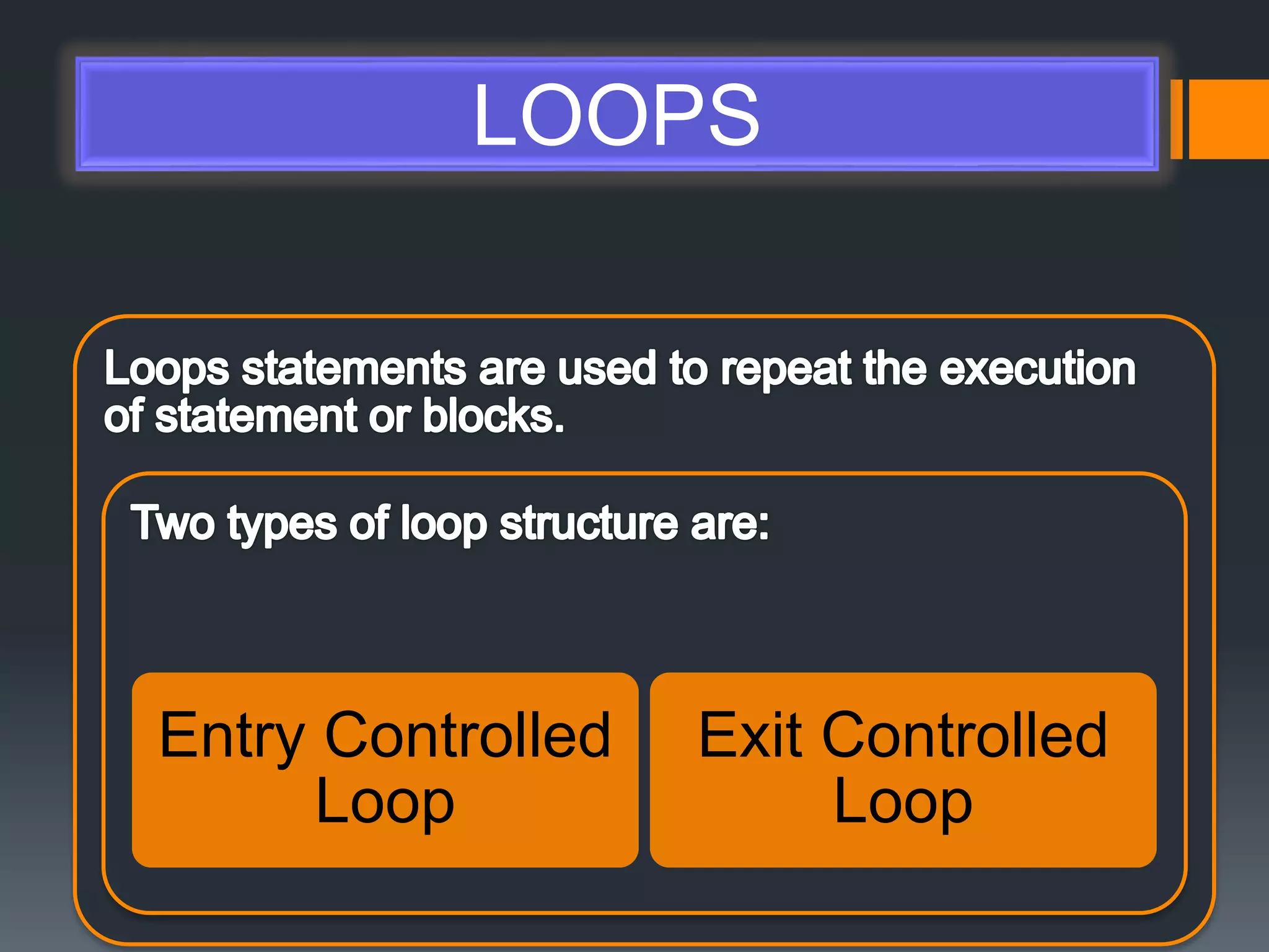 Looping Structures | PPTX