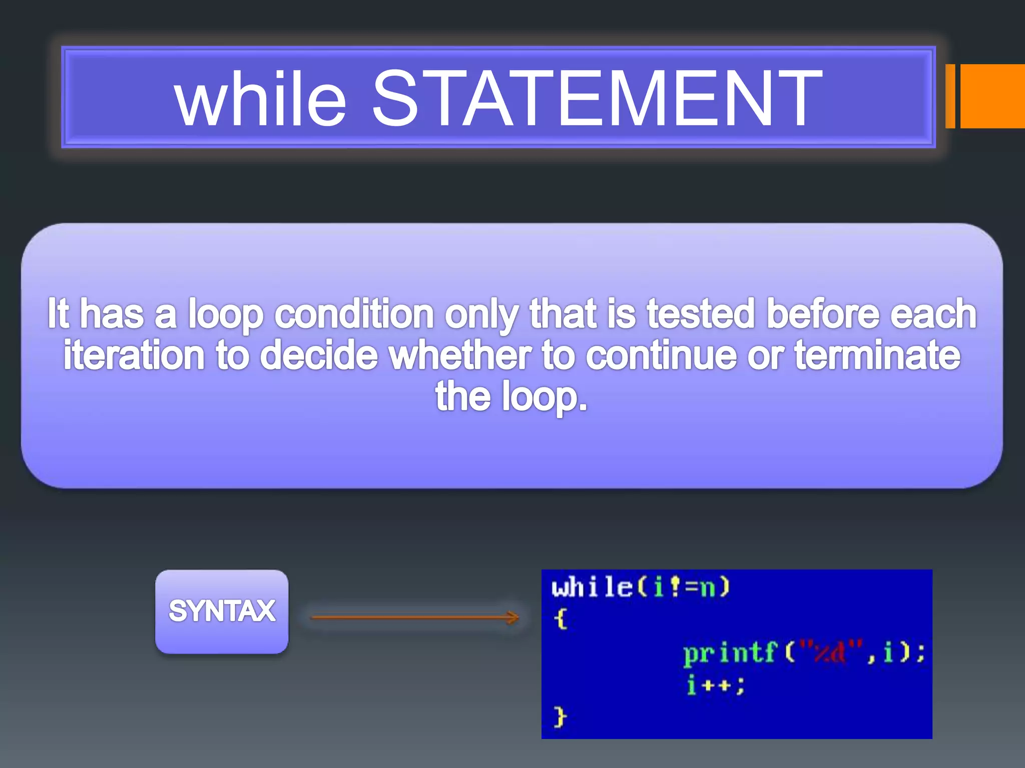 Looping Structures | PPTX