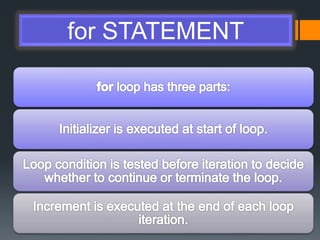 Looping Structures | PPTX