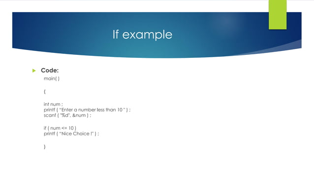 Loops and conditional statements | PPT