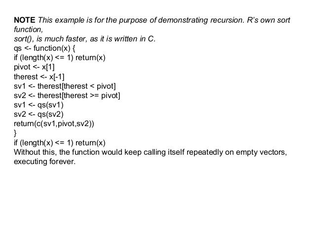 Loops and functions in r