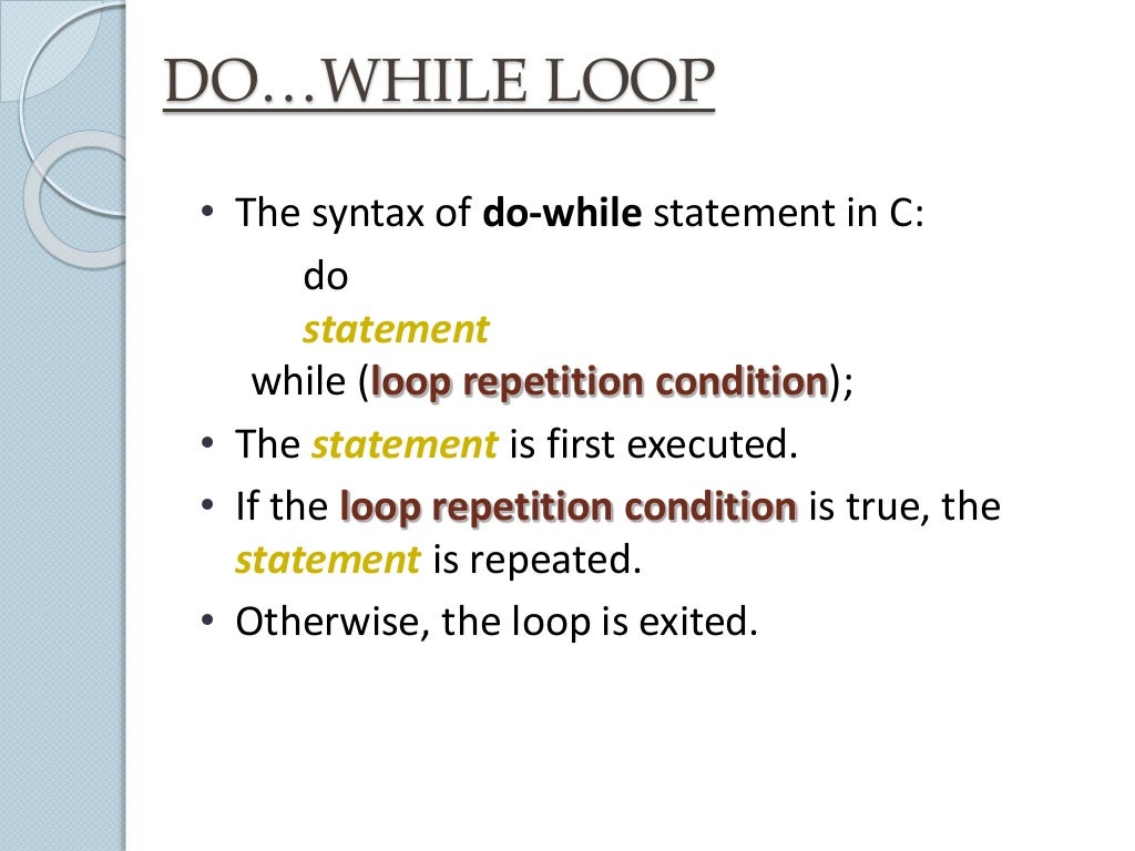 Loops c++