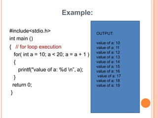 Loops in c | PPT