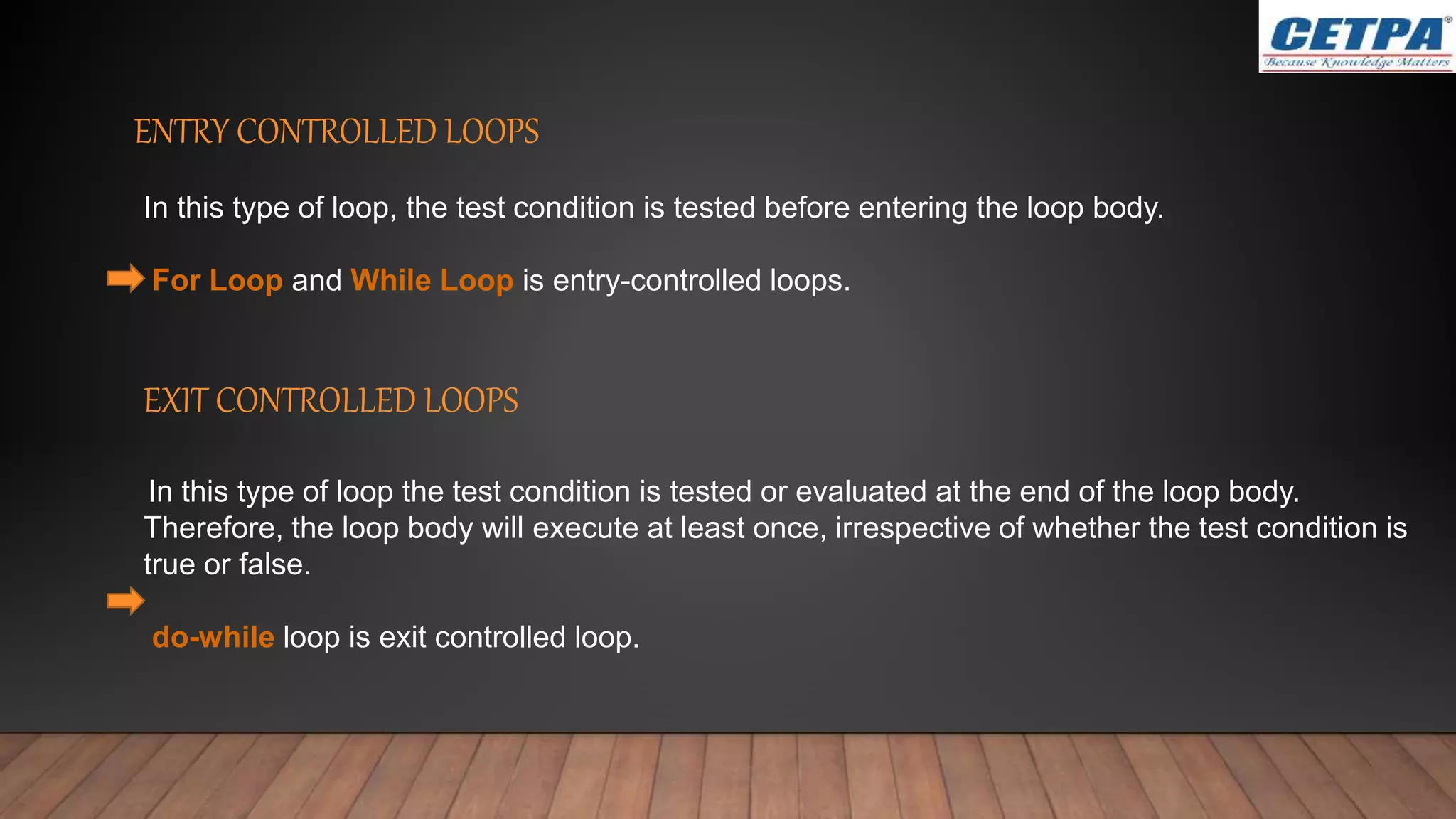 Loops In C++ | PPT