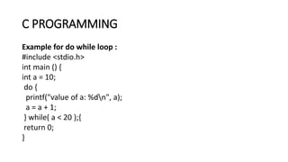 LOOPS IN C.pptx