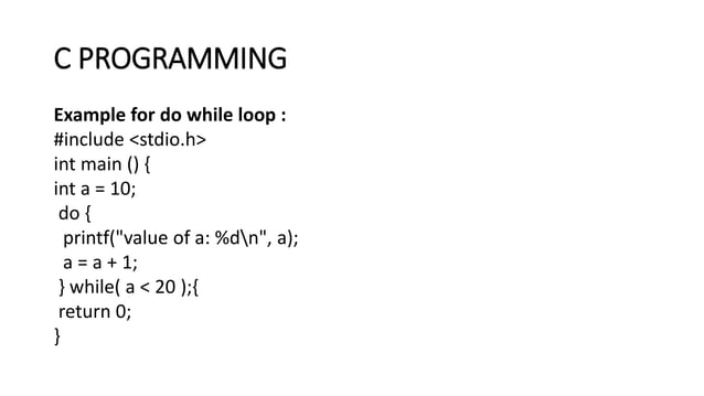 LOOPS IN C pptx loops-in-c-pptx