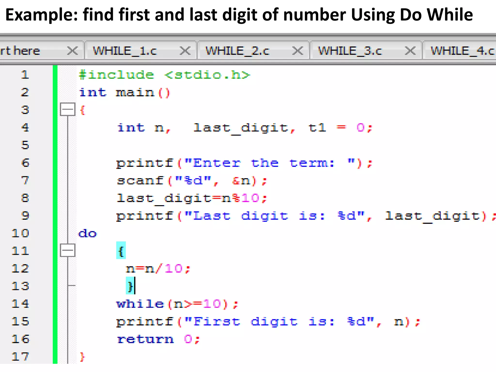 Loops in c ii | PPT | Free Download