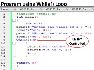 Loops in c ii | PPT