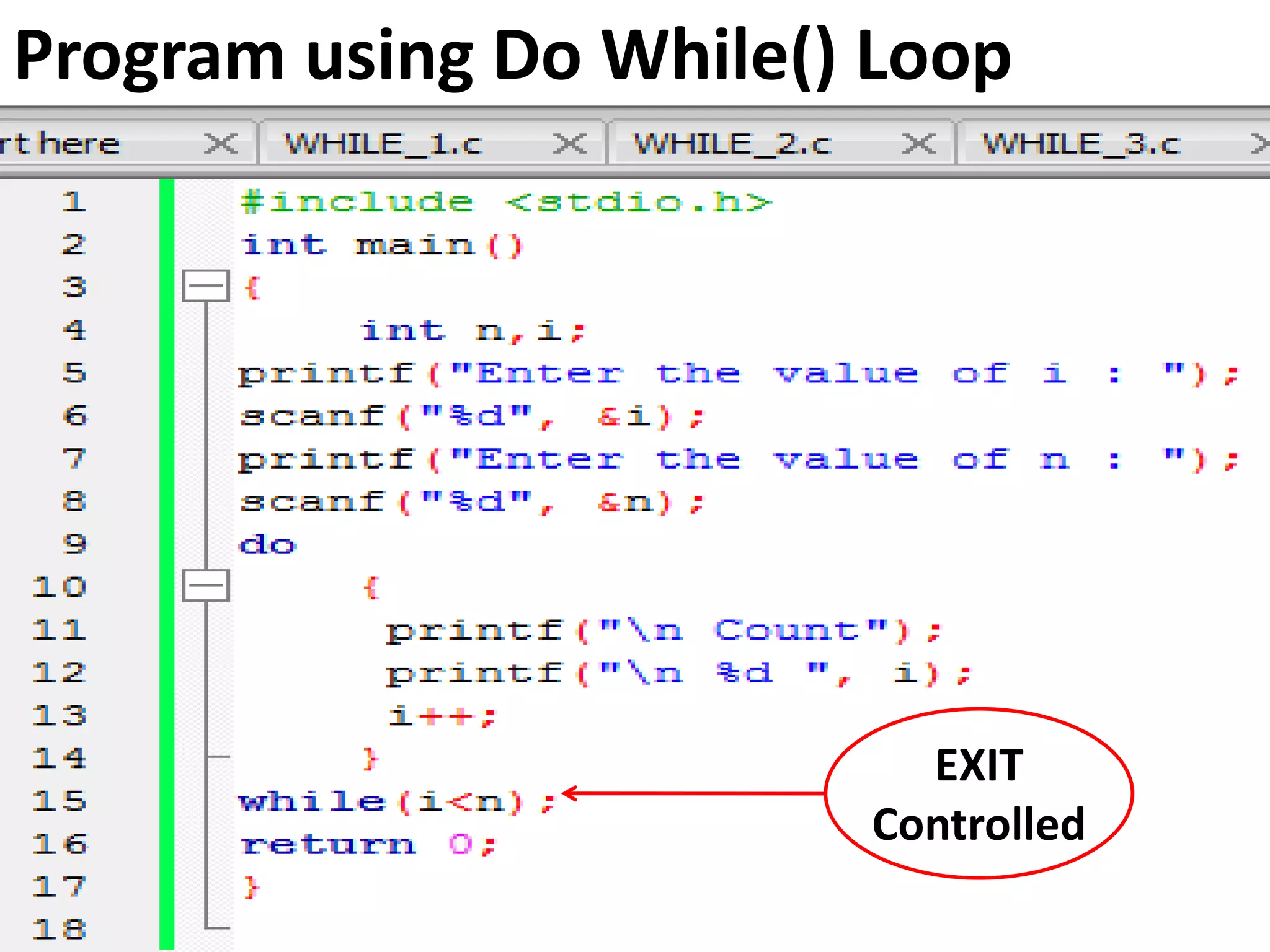 Loops in c ii | PPT