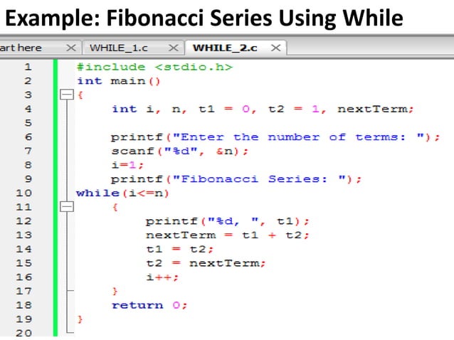 Loops in c ii | PPT