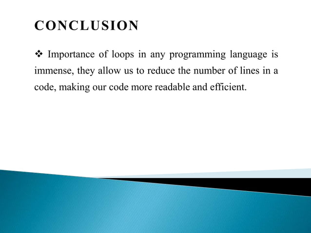 Loops in c programming | PPTX