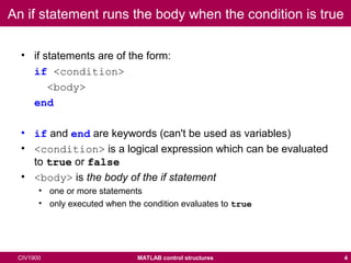 Loops in matlab | PPT