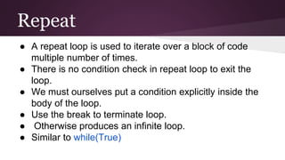 Loops in R | PPT