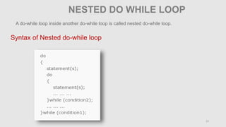 Loop structures | PPTX
