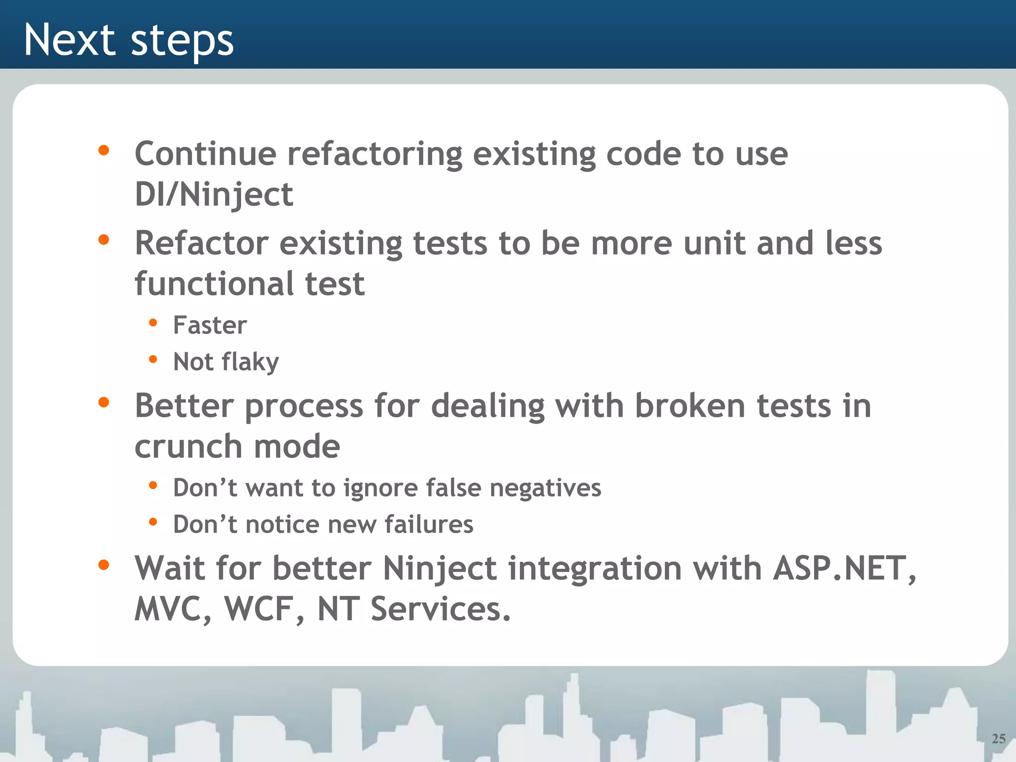 Initial ExperienceMy first UT experiences we wrote the tests along with code