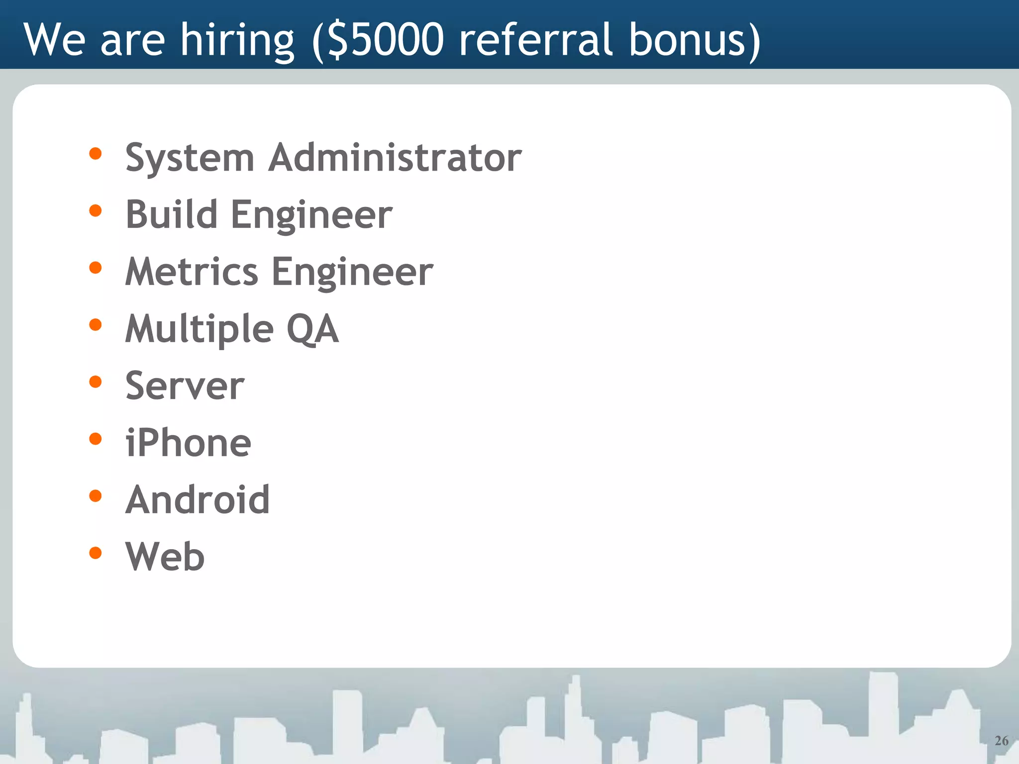 You structure your code for testability
